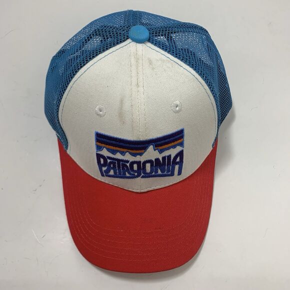 Patagonia Frostbite Series Embroidered Mesh Snapback Hat Cap One Size Adjustable - Picture 4 of 12